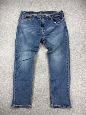 Levi's 512 38x30 Men's Slim Straight Jeans in Faded Blue